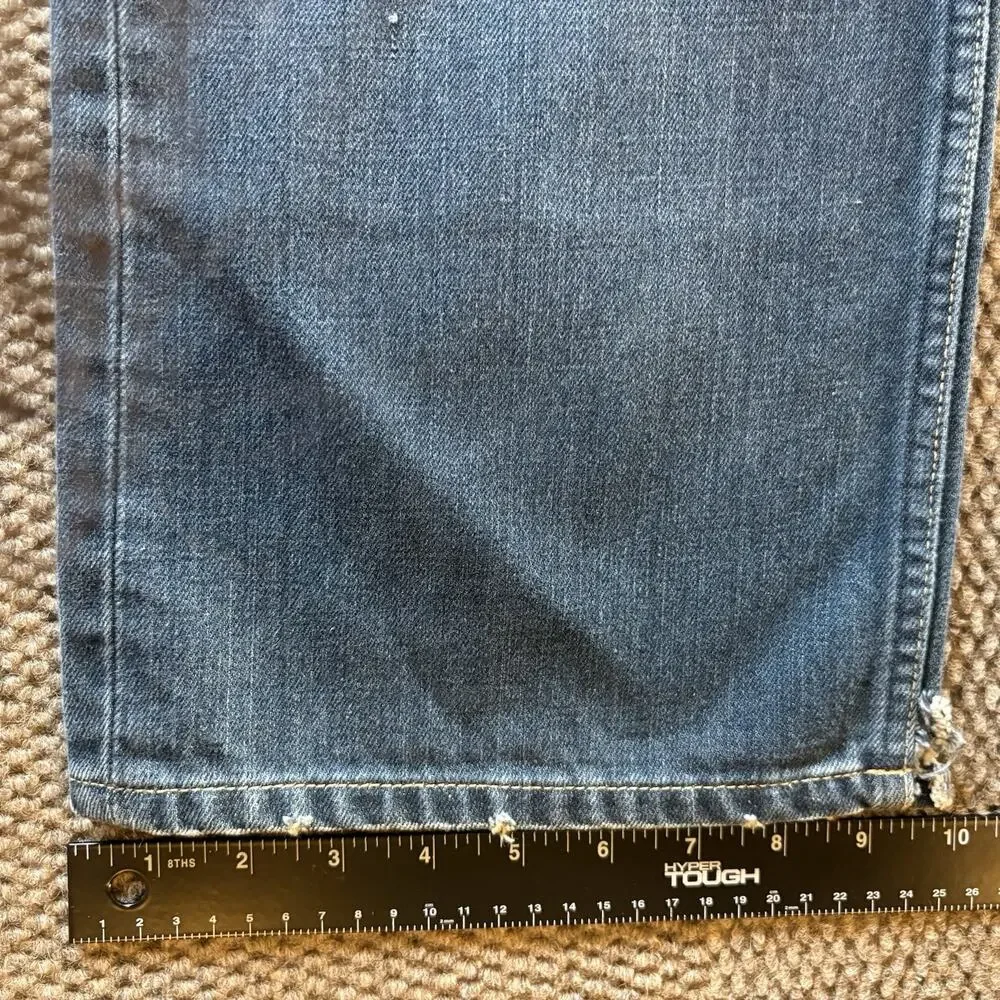 Banana Republic Men’s Jeans Straight Fit Blue Denim Medium Wash Button Fly